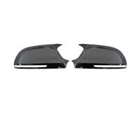 Carcasa Espejo Retrovisor Para Audi Para A3 Para 8P Para A4 Para A5 Para B8 Para Q3 Para A6 Para C6 Para 4F Para S6 Cubierta De Espejo Lateral Tipo Alerón Cubiertas De Espejo ( Color : Bright black )
