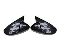 Carcasa Espejo Retrovisor para VW para Jetta MK6 para Passat B7 para Scirocco para Beetle para CC para EOS 2 Pares Fundas Espejo Retrovisor Coche Funda Protectora Cubierta de Espejo Retrovisor(B)
