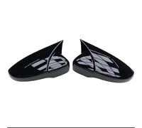 Carcasa Espejo Retrovisor para VW para Jetta MK6 para Passat B7 para Scirocco para Beetle para CC para EOS 2 Pares Fundas Espejo Retrovisor Coche Funda Protectora Cubierta de Espejo Retrovisor(A)
