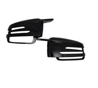 Carcasa Espejo Retrovisor Para W176 Para W246 Para W212 Para W204 Para C117 Para X156 Para X204 Para W221 Para C218 Cubiertas Tapas Espejos Laterales Clase Reemplazo(Bright black)