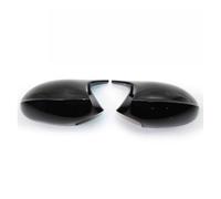 Carcasa Espejo Retrovisor Tapas Espejos Retrovisores Fibra Carbono Negro Brillante Para E81 Para E82 Para E87 116i 118i 120i Para E88 Para E90 VE91 2008-2011(Black 2)