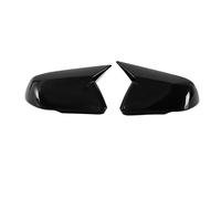 Carcasa Espejos Retrovisores para Ford para Mustang 2015-2022 Cubierta Espejo Retrovisor De Coche Espejos Laterales con/sin Luz Señal Cubierta Espejo ala (Color : 1-Glossy Black)