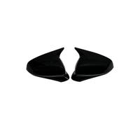 Carcasa Espejos Retrovisores Para Seat Leon MK4 Para Cupra 2020-2024 Par Tapas Cubierta Espejo Retrovisor Lateral Posterior Añadir Carcasa De Espejo(Bright black)