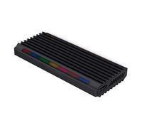 Carcasa Externa - Carcasa para SSD M.2 NGFF/NVMe, USB-C 3.1 Gen2, iluminación RGB, diseño Duradero y portátil, Ideal para Almacenamiento Veloz.