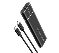 Carcasa externa USB 3.1 tipo C de 5 Gbps para SSD NVMe 2230/2242/2260/2280 NVMe SSD, diseño sin herramientas, funda de expansión de almacenamiento externo