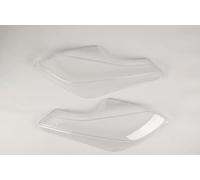 Carcasa Faro Coche Compatible Con Ferrari 488 2015 2016 2017 2018 2019 2020 Cubierta De Faro Delantero De Coche Carcasa De Lente Tapas De Faros Delanteros Pantalla Transparente(Pair)