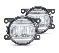 Carcasa Faro Coche Conjunto 2 luces antiniebla 30 W para Iveco para Daily VI 2014-2023 H11 luces LED antiniebla coche luces circulación diurna DRL 3000 lm Cubierta Faro Lentes Coche(JZ Yellow)