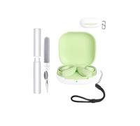 Carcasa Funda para Baseus Bass BF1 Auriculares, toergy a prueba de golpes, impermeable, suave y delgado Funda de silicona con cordón, llavero y kit de limpieza, color blanco