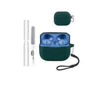 Carcasa Funda para OnePlus Nord Buds 3r / 3V Auriculares, toergy a prueba de golpes, impermeable, suave y delgada Funda de silicona con cordón, llavero y kit de limpieza, verde