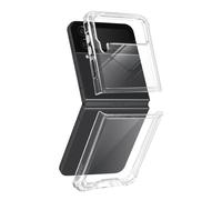 Carcasa Galaxy Z Flip 4 Trasera rígida Esquinas bumper Fina Ligera Transparente