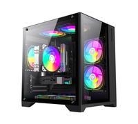 Carcasa GameMax Infinity Mini BK Micro Torre Negro ATX