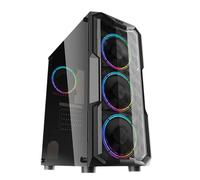 Carcasa Gaming PC Ordenador Midi Tower ATX Itx M-ATX Acrílica USB 3.0 Negro