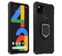 Carcasa Google Pixel 4A Bimateria anillo-soporte Metálico -