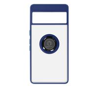 Carcasa Google Pixel 7 Pro bimaterial Anillo metálico Soporte vídeo Azul