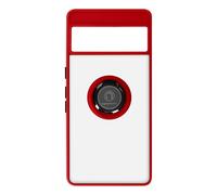 Carcasa Google Pixel 7 Pro bimaterial Anillo metálico Soporte vídeo Rojo
