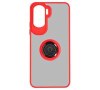 Carcasa Honor 90 LIte bimaterial Anillo Soporte vídeo Rojo