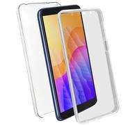 Carcasa Huawei Y5p Silicona + Trasera policarbonato - Transp
