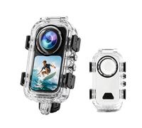 Carcasa impermeable compatible con Insta360 X6 con antivaho | Funda de buceo invisible de 60 m Insta360 X6, uso extremo al aire libre para surf, buceo, esnórquel, esquí