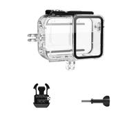 Carcasa impermeable de 45 m para cámara 360, carcasa protectora subacuática con tornillos de montaje y soporte, funda a prueba de polvo