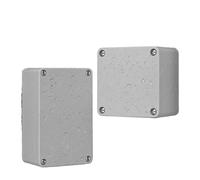 Carcasa impermeable de aluminio fundido, IP67, proyecto exterior, caja de instrumentos, carcasa de conexión, sellada (FA21 250 x 80 x 65 mm)