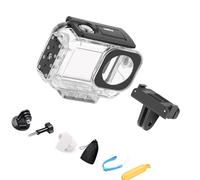 Carcasa impermeable para cámaras de acción Action5PRO/4/3 de 60 m, protección de inmersión profunda a prueba de golpes con óptica, lente de vidrio, trípodes, compatible con funda impermeable