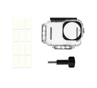 Carcasa impermeable para DJI Action 6, hasta 60 m de profundidad, de policarbonato y acero inoxidable 304, con cierre rápido y función magnética, funda protectora transparente para tomas subacuáticas