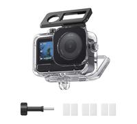 TELESIN Carcasa estanca antivaho 60 m para dji Osmo Action 6 con Soporte | Cristal templado de alta transparencia | Soporte de liberación rápida | Para buceo y snorkel hasta 60 m | Para viajes