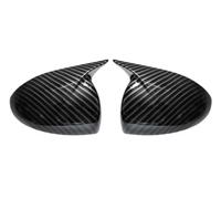 Carcasa Imprimada Pintar Para Chevrolet Para Sonic Pegatina Coche | Tapa De Ala Puerta Exterior Vista Trasera Caja Cubierta Espejo Retrovisor Lateral(Carbon Look)