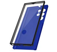 Carcasa integral rígida por detrás y blanda por delante azul Galaxy S22 Ultra