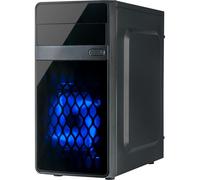Inter-Tech MA-01 Micro-ATX Carcasa USB 3.0 Azul LED