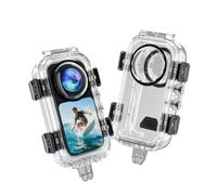 Carcasa invisible impermeable para Insta360 X6 (60 m) | Carcasa invisible submarina de 360°, doble bloqueo de seguridad, compatible con inserto antivaho, base de montaje de dos
