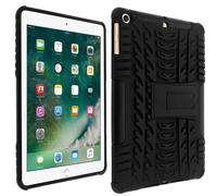Carcasa iPad 5 / 6 / Air antigolpes reforzada + Soporte Negra