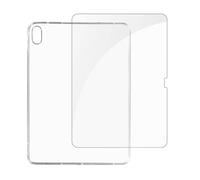 Carcasa iPad A16 / 10.9 2022 Silicona Suave Cristal Templado 9H Transparente