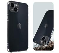 Carcasa iPhone 14 Plus Silicona Flexible Esquinas reforzadas Transparente