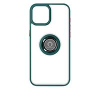 Carcasa iPhone 15 Plus bimaterial Anillo Soporte vídeo Verde