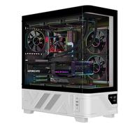 Carcasa Itek NETRON CURVED Torre ATX RGB Blanca
