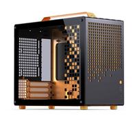 Carcasa Jonsbo Z20 Negro/naranja Mini Tower micro ATX vidrio templado