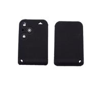 Carcasa Llave Coche Funda Protectora De Silicona para Llave De 3 Botones De para Renaultes para Laguna para Espace Funda para Tarjeta Llave Accesorio Coche Carcasa Llave(Black)