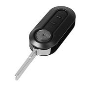 Carcasa Llave para Fiat 500 500L Bravo Panda Punto Doblo Citroen Jumper Peugeot Boxer | 3 Botones | Mando a Distancia