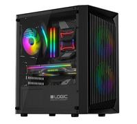 CARCASA LOGIC ATOS ARGB MINI USB 3.0 SIN FUENTE DE ALIMENTACIÓN