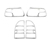 Carcasa Luz Trasera Cubiertas Cromadas Para Faros Delanteros + Traseros Para Coche Suzuki Para Grand Vitara Para Escudo 1998-2004 IluminacióN Trasera