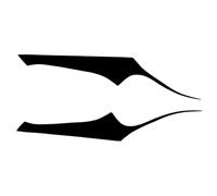 Carcasa Luz Trasera Etiqueta Engomada Del Ajuste De La Cubierta Las Cejas Lámpara Faro Coche Para Hyundai Para Rohens Coupe 2003-2006 IluminacióN Trasera