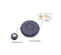 Carcasa Magnética STA-501 ASA para Exteriores, Resistente A los Rayos UV, para Antena GNSS Magnética (Medición de Disco)
