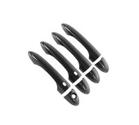 Carcasa Manija Compatible Con Jeep Para Grand Para Commander 2018 2019 2020 2021 2022 2023 2024 2025 Cubierta Decorativa Para Manija De Puerta Exterior(Carbon Fiber Black)