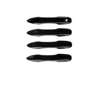 Carcasa Manija Compatible Con Toyota Para Prius 50 Para XW50 2016 2017 2018 2019 2020 2021 2022 Accesorios Coche Pegatinas Cubierta Manija Puerta Moldura Manija(Handle 1 Keyhole Black B)