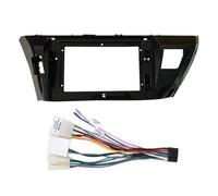 Carcasa Marco Radio Coche 10,1 Pulgadas 2din para Toyota para Corolla para Levin 2014-2018 Radio Fascia Panel Estéreo Instalación Tablero Doble DIN CD DVD Marco(Frame-Cord)
