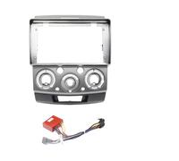 Carcasa Marco Radio Coche 2 DIN 9 Pulgadas para Ford para Ranger para Mazda para BT-50 2000-2010 Instalación Radio DVD GPS Mp5 ABS PC Kit Tablero Marco Plano Fascia(MT Frame Cable)