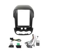 Carcasa Marco Radio Coche 9,7 Pulgadas 2 DIN para Ford para Ranger 2012-2015 Radio Fascias Marco Multimedia Reproductor Vídeo Navegación DVD Panel Embellecedor(Black Frame Full Set)