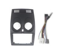 Carcasa Marco Radio Coche 9 Inch Car Radio Fascia For Nissan Qashqai 2006-2013 Video Panel Player Audio Dash 2 DIN Frame Dashboard Mount Kit Cover Trim(Fascia and Cable)