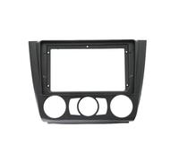 Carcasa Marco Radio Coche Instalación Radio para Serie 1 E81 E82 E87 E88 2008-2012 Marco Tablero Panel 2 DIN DVD GPS MP5 Reproductor Android(Manual canbus)